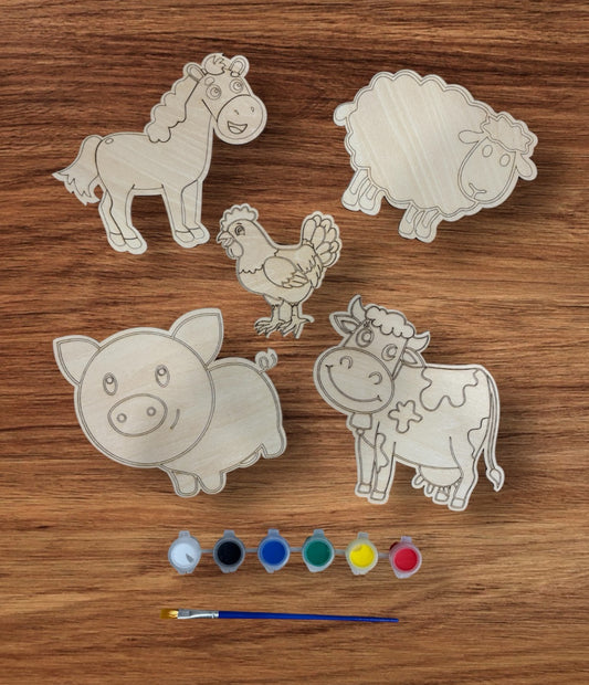 Animal Friends Kids' Paint Kit - Perfect Stocking Stuffer